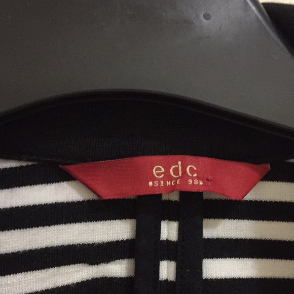 edc striped blazer (sz m) - Picture 3 of 9